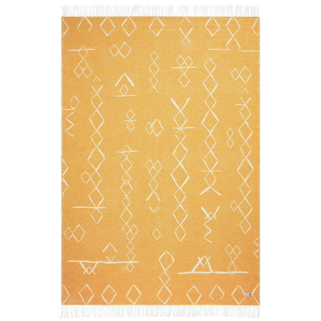 SAHARA | Gelbe Kuscheldecke